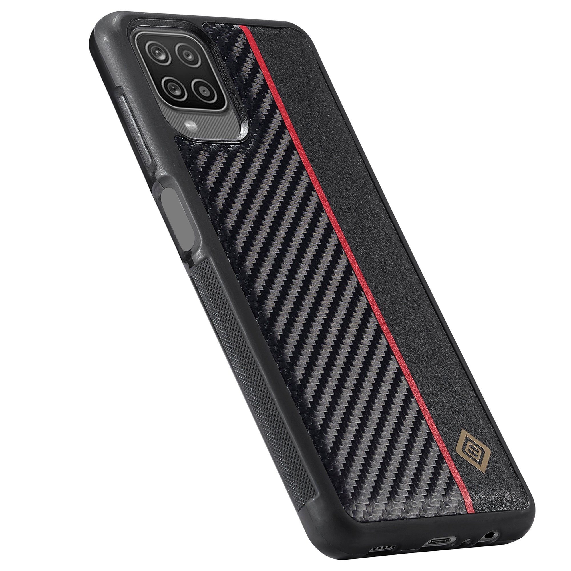 LC.IMEEKE Kryt na telefon pro Samsung Galaxy A22 4G (EU verze), pouzdro TPU+EVA potažené uhlíkovými vlákny LC.IMEEKE Kryt na telefon pro Samsung Galaxy A22 4G (EU verze), pouzdro TPU+EVA potažené uhlíkovými vlákny